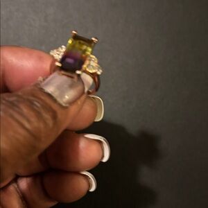 Stunning Gold and Silver Women's Ring